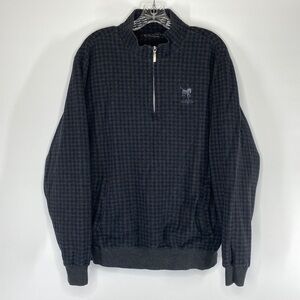 Carnoustie Wildfire Golf Black Gray Pullover Sweatshirt Size Large